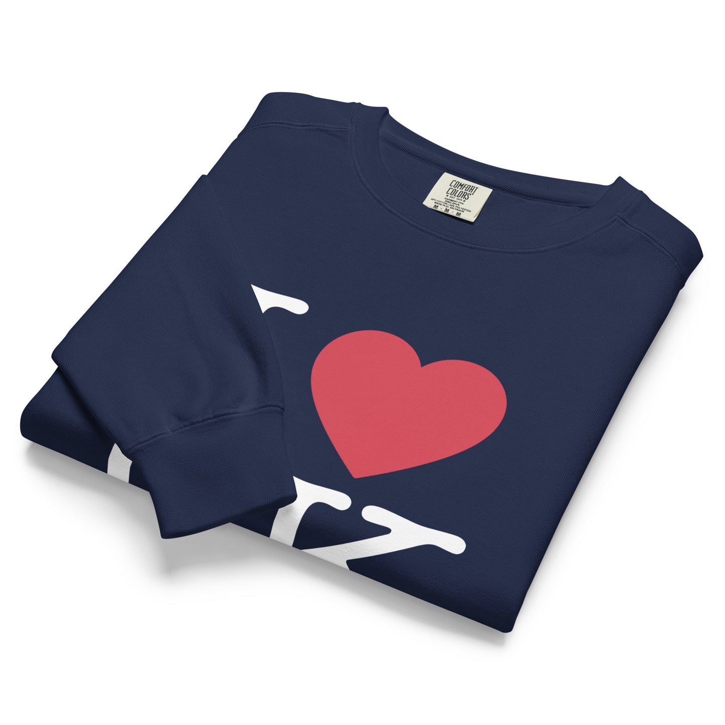 I Heart LK Navy Heavyweight Crewneck Sweatshirt