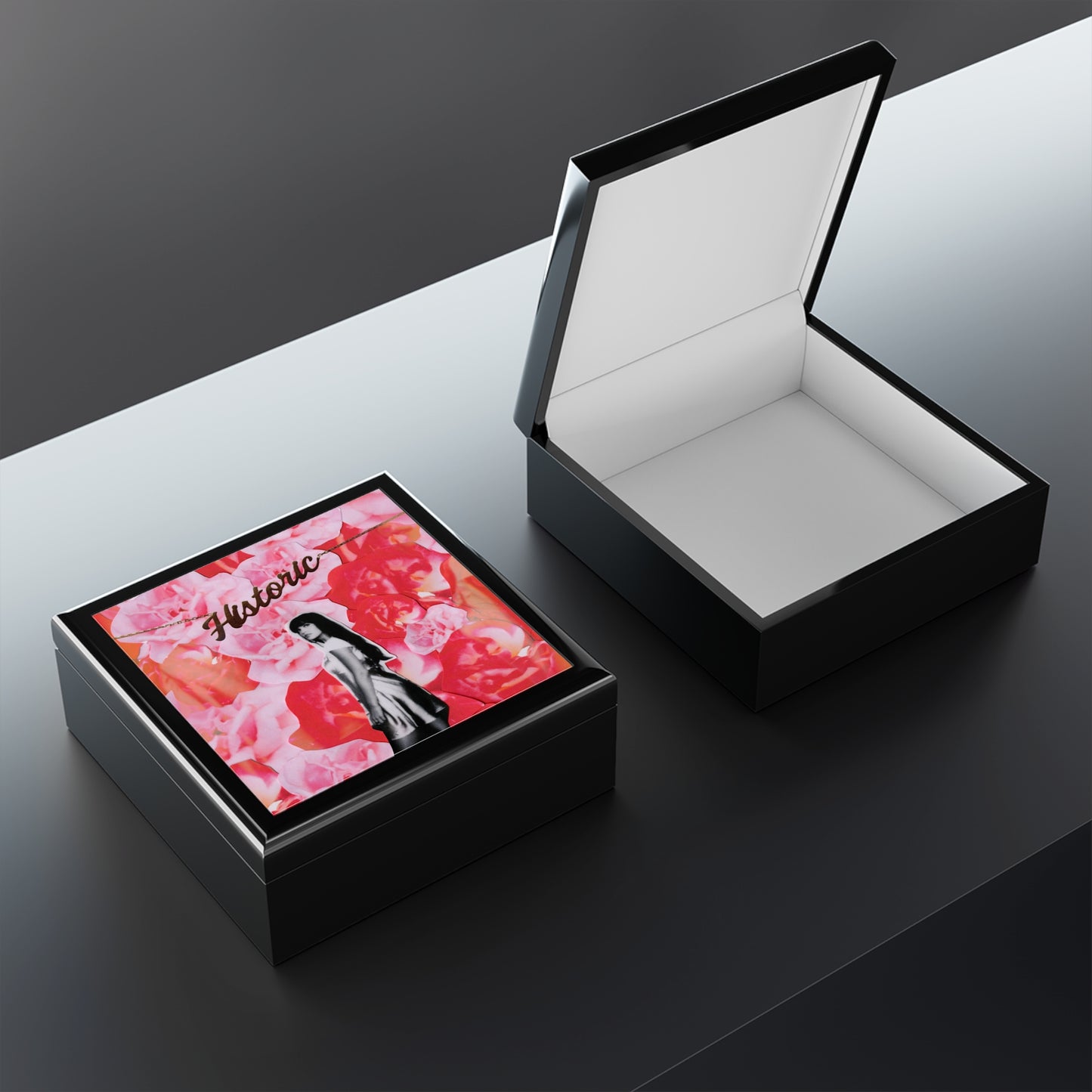 Historic Floral Jewelry Keepsake Box